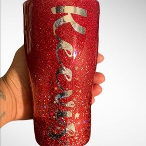 20oz Custom Glitter Tumbler